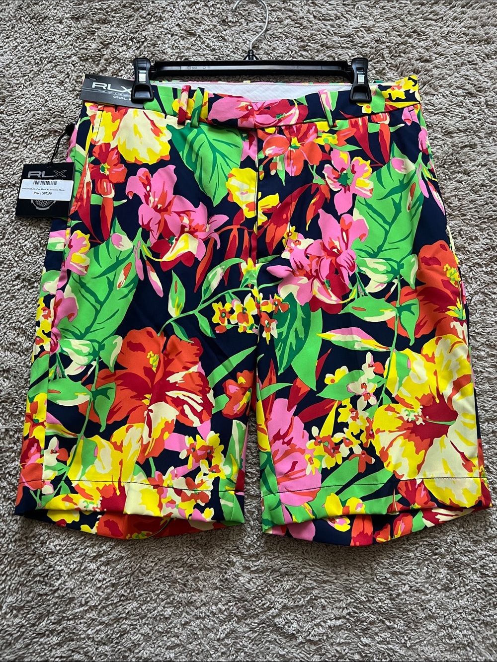 RLX Ralph Lauren Multicolor Tropical Print Shorts